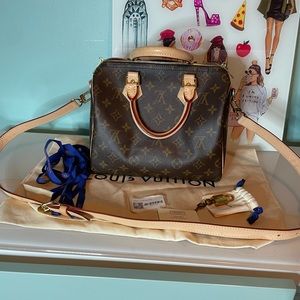 Authentic Louis Vuitton speedy 25 bandolier